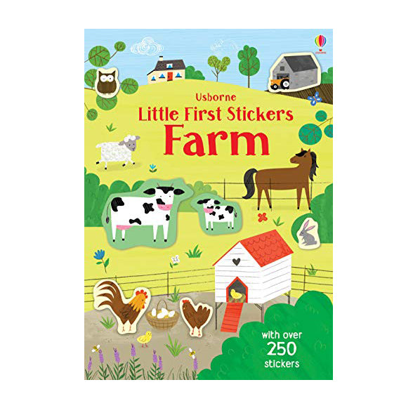 Little First Stickers Farm book
