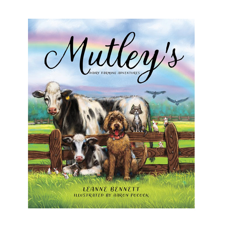 Mutley's Dairy Farming Adventures Hardcover Book