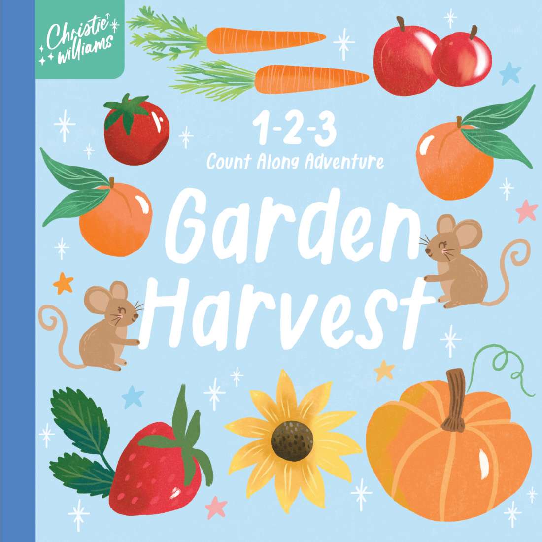 1-2-3 Count Along Adventure: Garden Harvest Board Book