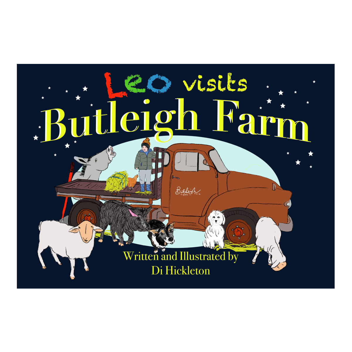 Leo Visits Butleigh Farm hardcover book