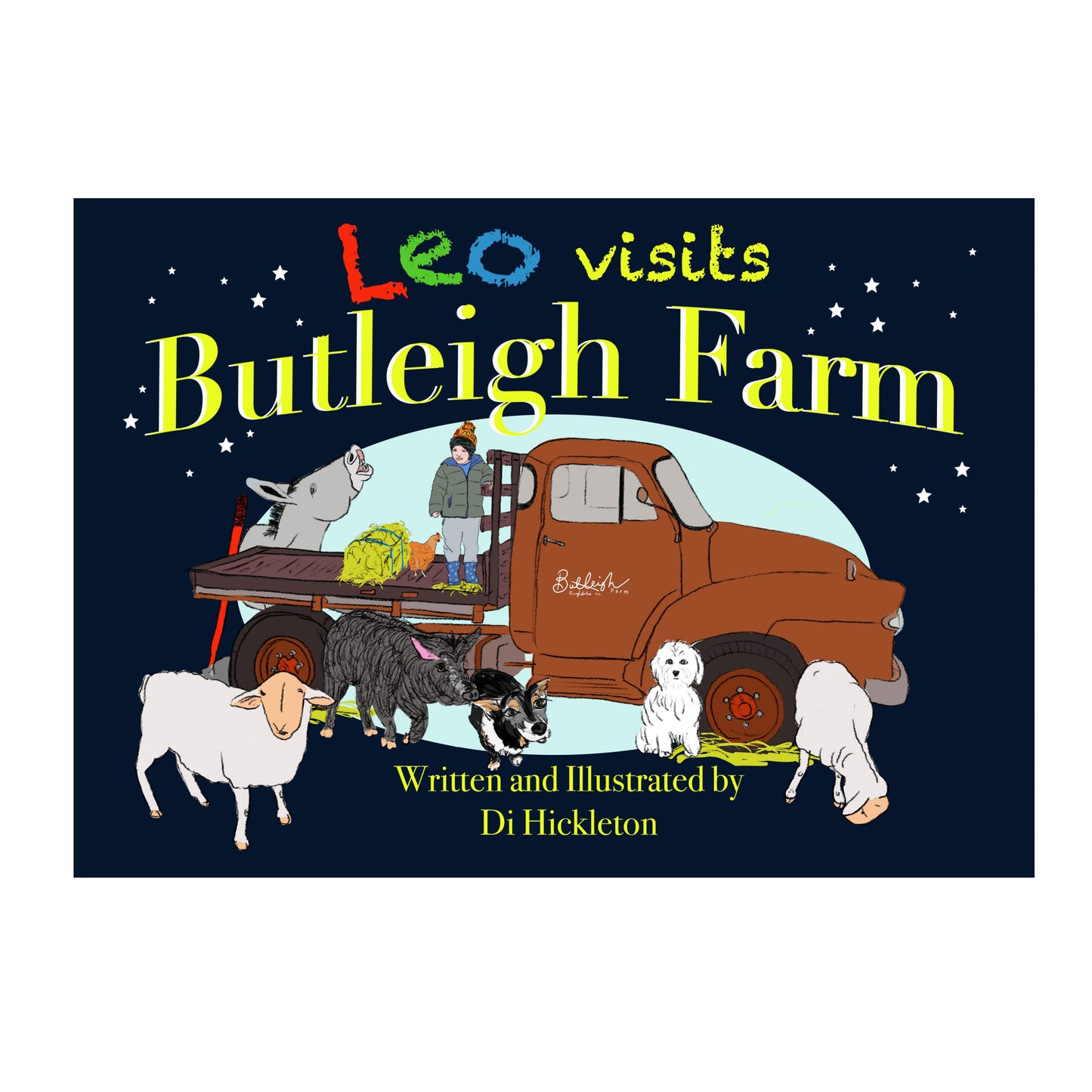 Leo Visits Butleigh Farm hardcover book