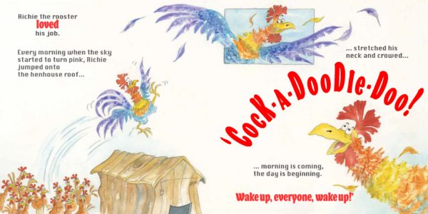Cock-A-Doodle-Doo! hardcover book