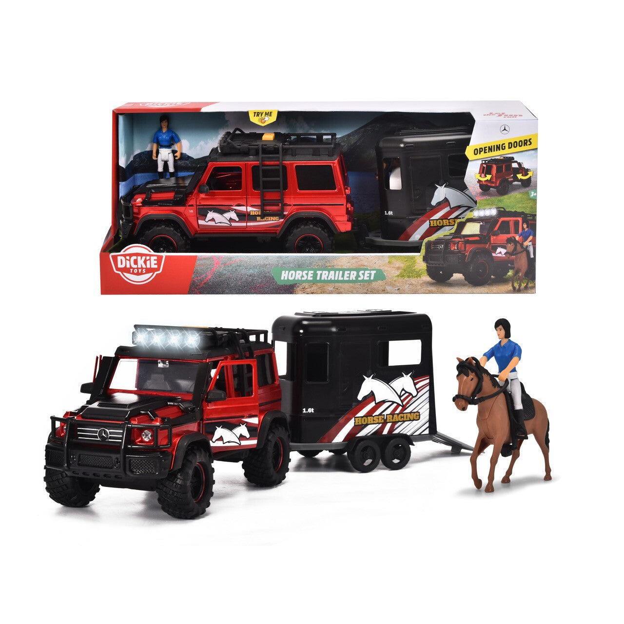 HORSE TRAILER SET L/S 42CM (BBLN)