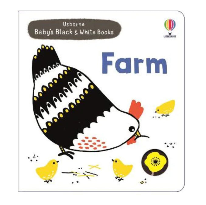 Baby's Black and White Books Farm Board Book