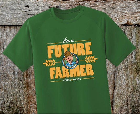 George the Farmer Future Farmer All Australian Cotton T-Shirt