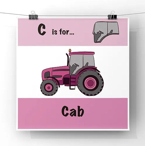 Tractor ABC book