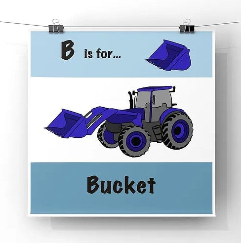 Tractor ABC book