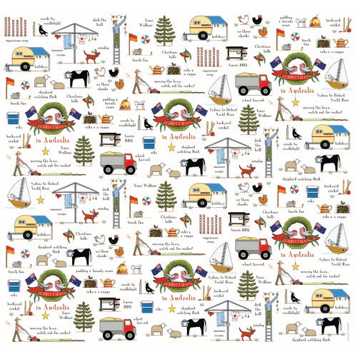 Wrapping Paper - Christmas in Australia