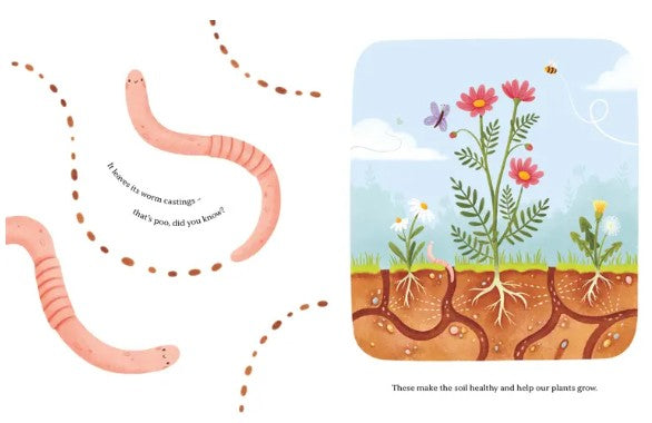 Worms Are Our Friends Hardcover Book