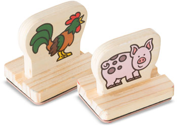 M&D - My First Wooden Stamp Set - Animals