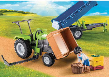 Playmobil - Tractor with Trailer