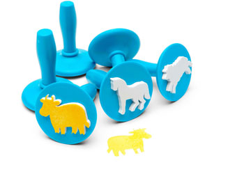 Farm Animals Paint and Dough Stampers