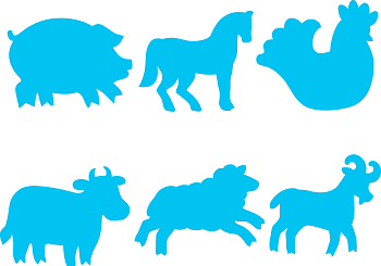 Farm Animals Paint and Dough Stampers