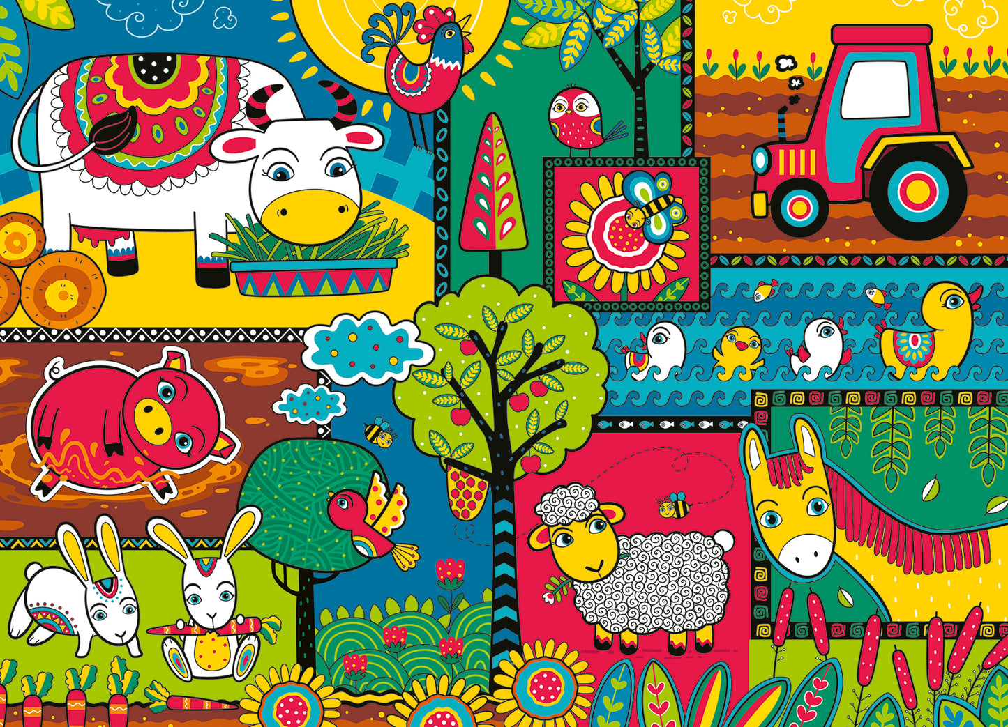 Ravensburger - A Day at the Farm Puzzle 60 Pieces