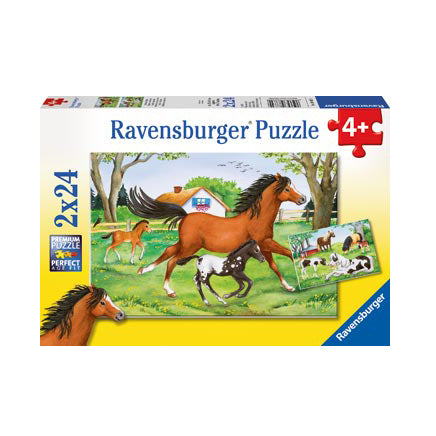 Rburg - World of Horses Puzzle 2x24pc