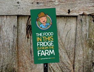 George the Farmer - Food in the Fridge Maxi-Magnet
