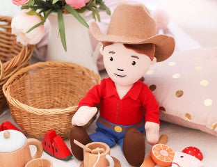 Ruby Farmer Cuddle Doll