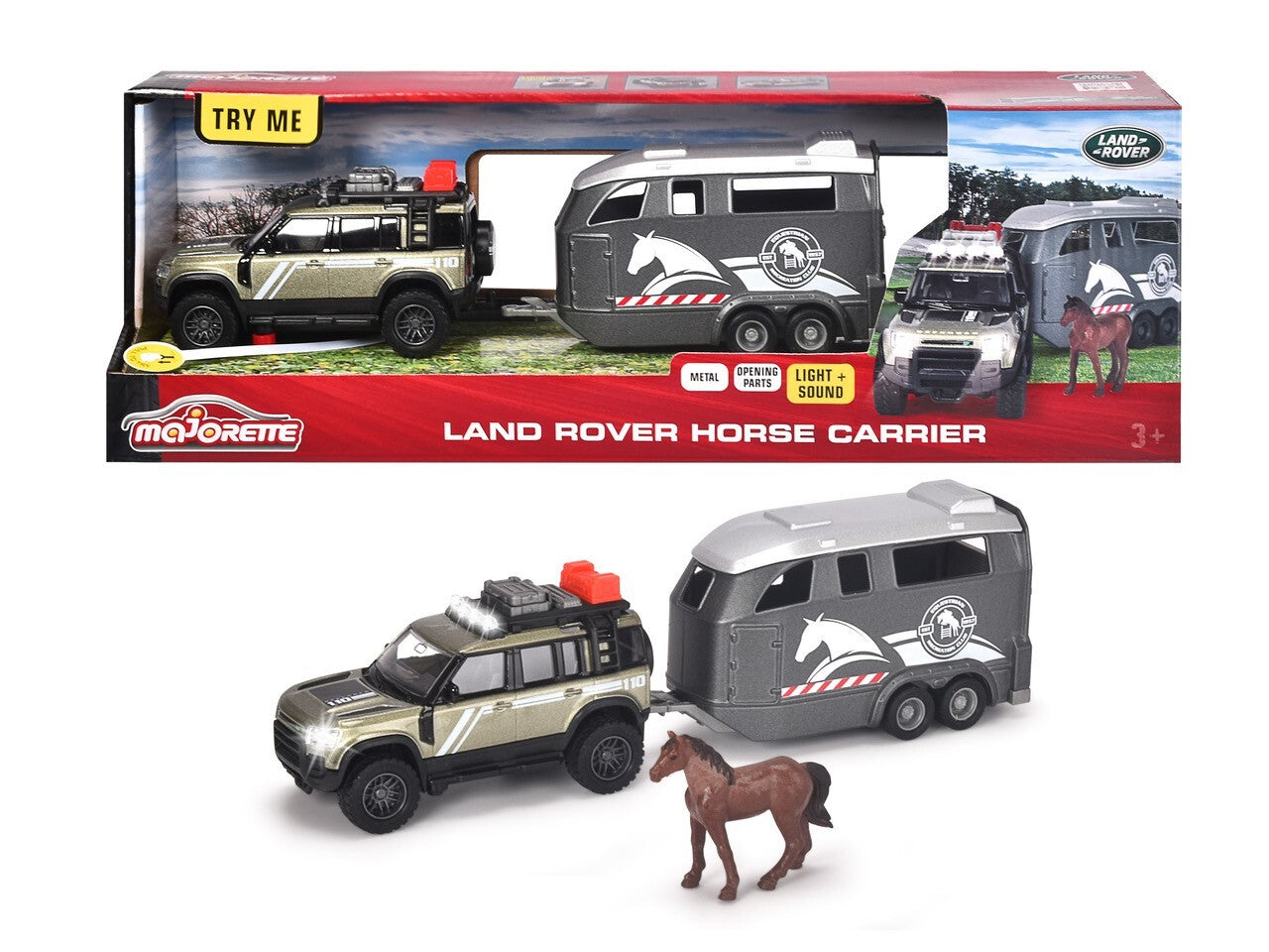 LAND ROVER 110 + HORSE FLOAT