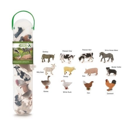 Collecta Gift Set - Farm 12 Piece (tube)