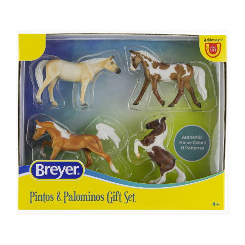 Breyer Stablemates Pintos & Palominos Gift Set
