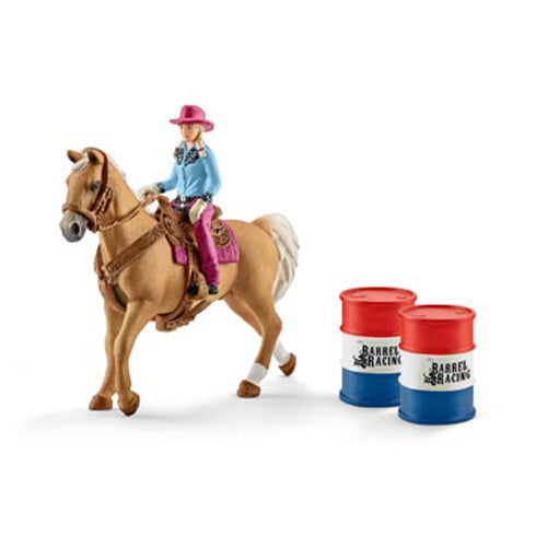 Schleich - Barrel Racing with Cowgirl