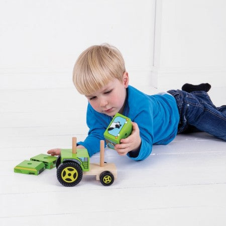 Bigjigs Toys Stacking Tractor