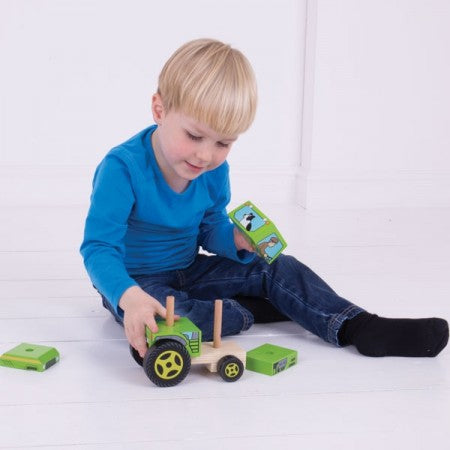 Bigjigs Toys Stacking Tractor