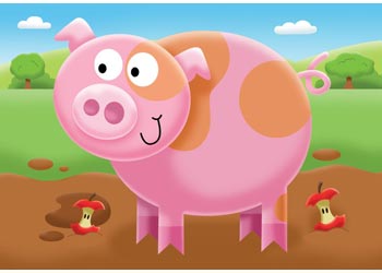 Ravensburger - On the Farm My First Puzzle 2 3 4 5pc