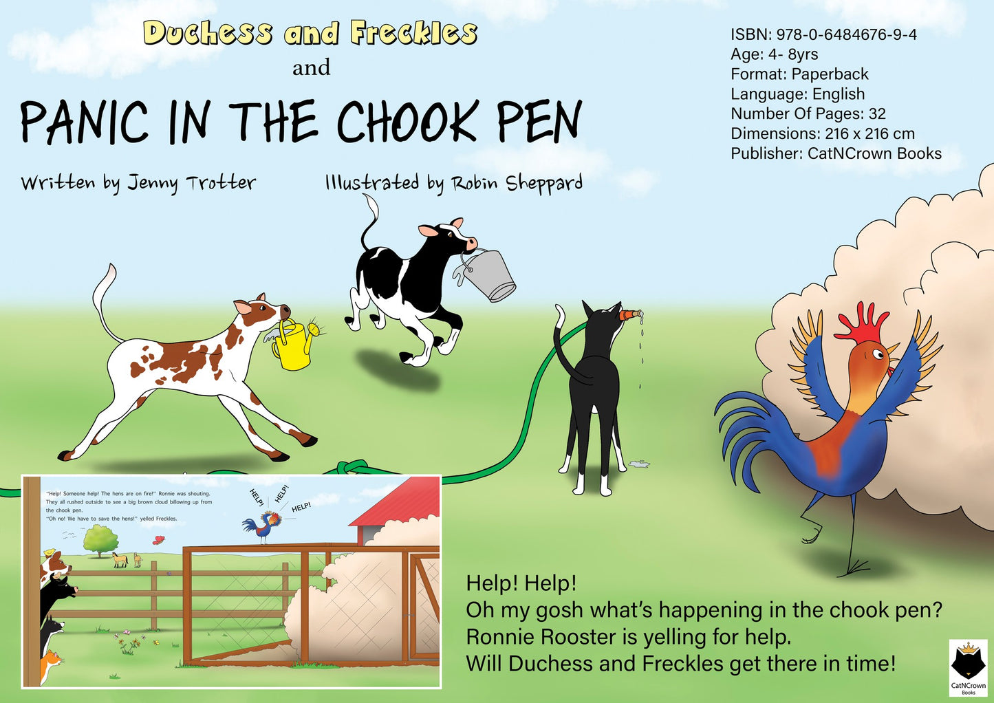 Duchess and Freckles - Panic in the Chook Pen