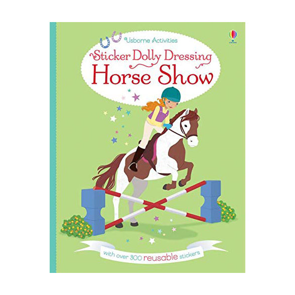 STICKER BOOK DOLLY DRESSING HORSE SHOW