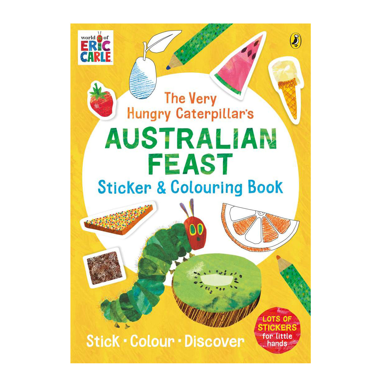 The Very Hungry Caterpillar AUSTRALIAN FEAST STICKER AND COLOURING BOOK