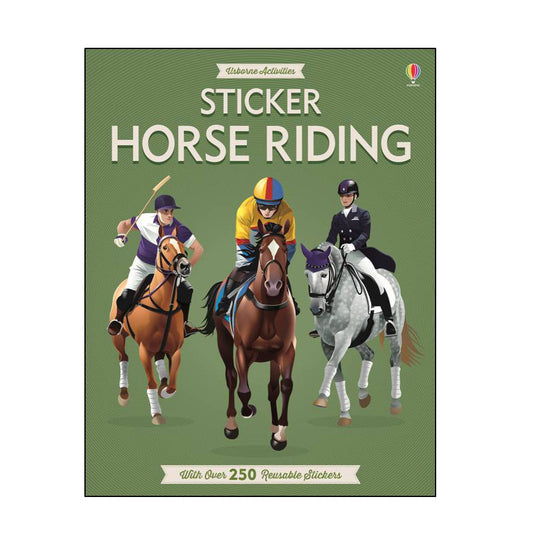 STICKER BOOK DRESSING HORSE RIDING