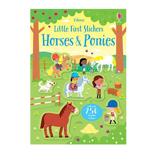 LITTLE FIRST STICKERS HORSES AND PONIES book