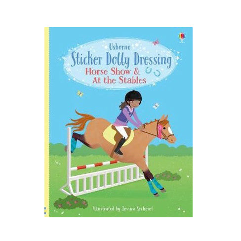 STICKER DOLLY DRESSING HORSE SHOW AND AT THE STABLES