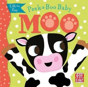 PEEK-A-BOO BABY MOO lift-a-flap board book