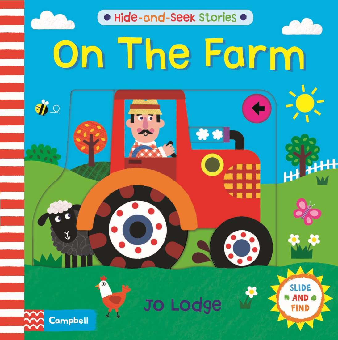 ON THE FARM slide board book