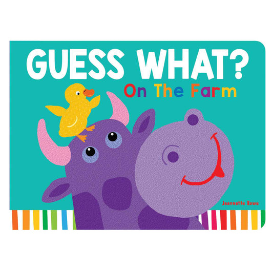 GUESS WHAT? ON THE FARM LIFT THE FLAP board book