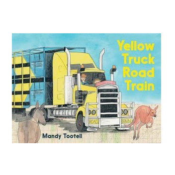 Yellow Truck Road Train hardcover book