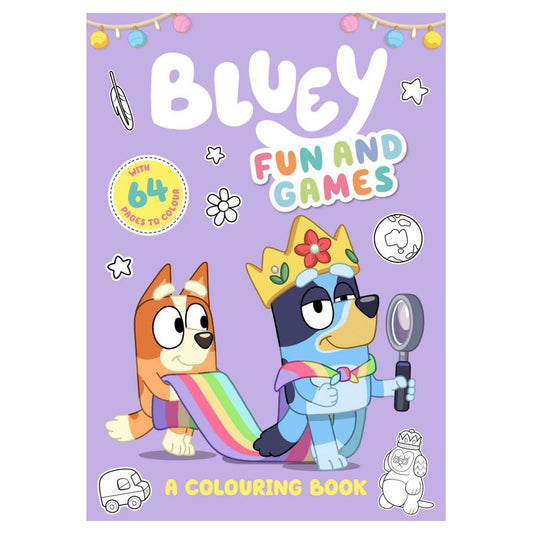 BLUEY: FUN AND GAMES: A COLOURING BOOK