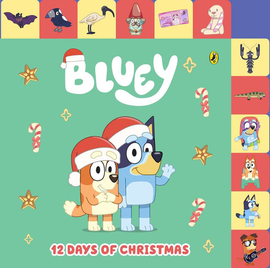 BLUEY: 12 DAYS OF CHRISTMAS Board Book