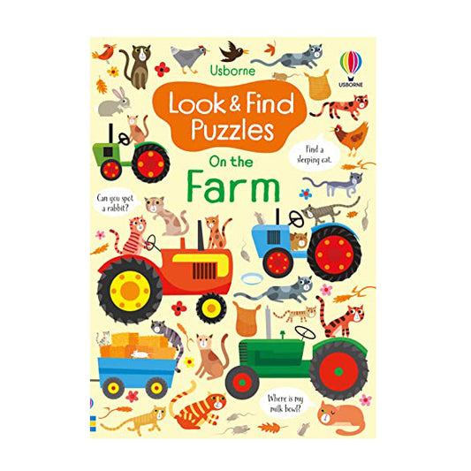 LOOK AND FIND PUZZLES ON THE FARM book