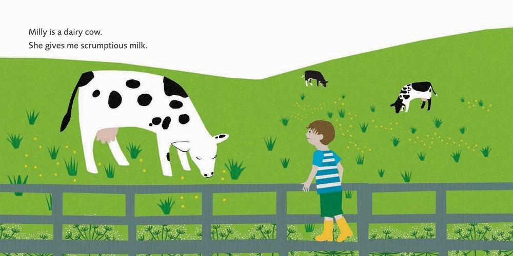 Milly Cow Gives Milk Book