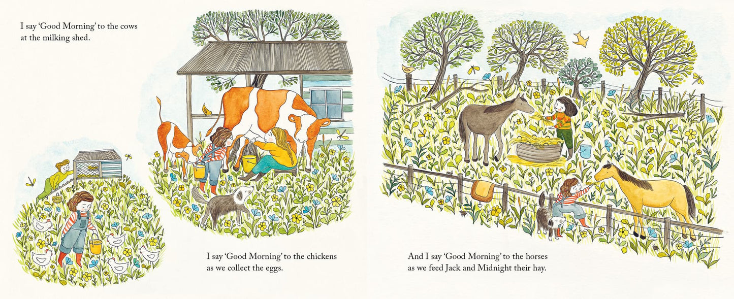 A Farm By The Sea Hardcover Book