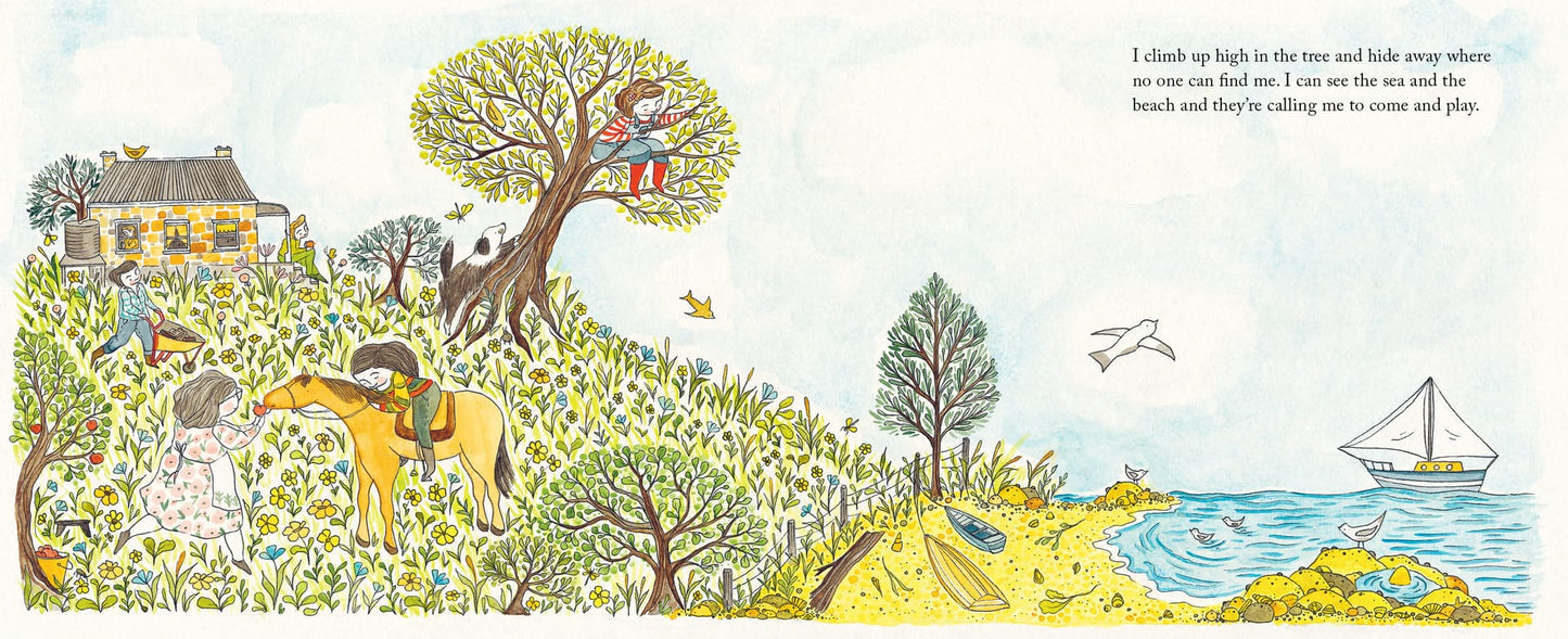 A Farm By The Sea Hardcover Book