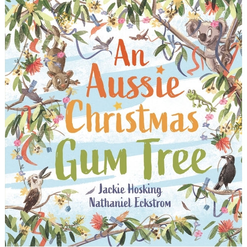 An Aussie Christmas Gum Tree Hardcover Book