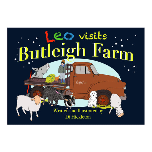 Leo Visits Butleigh Farm hardcover book