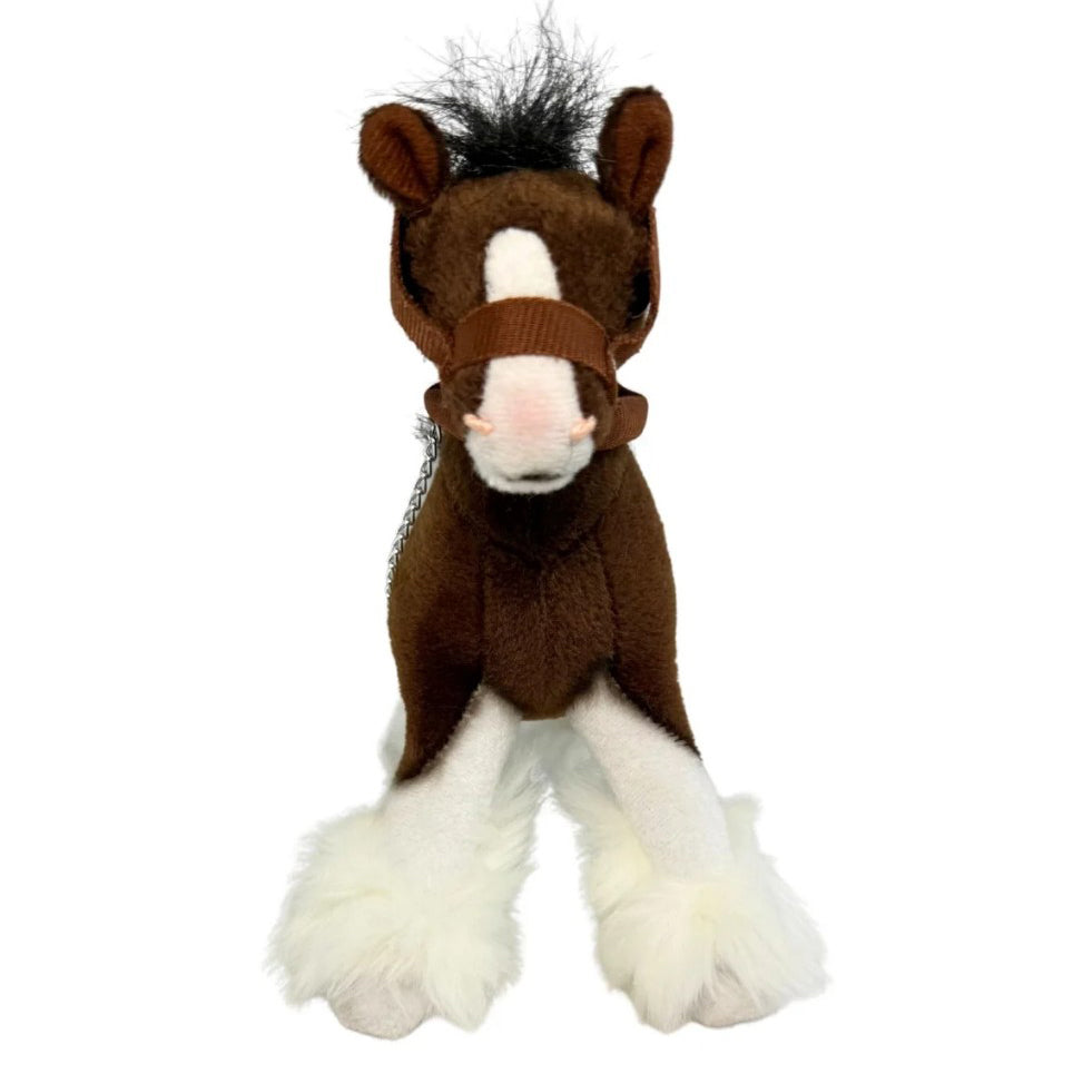 Clyde - Clydesdale Horse Plush Toy - 20cm