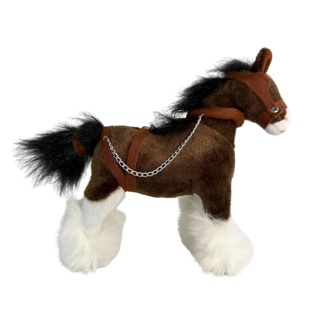 Clyde - Clydesdale Horse Plush Toy - 20cm