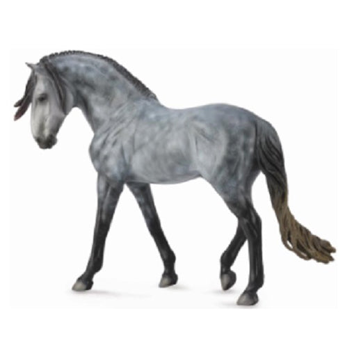 COLLECTA ANDALUSIAN STALLION DAPPLED GREY 1:12  (boxed)