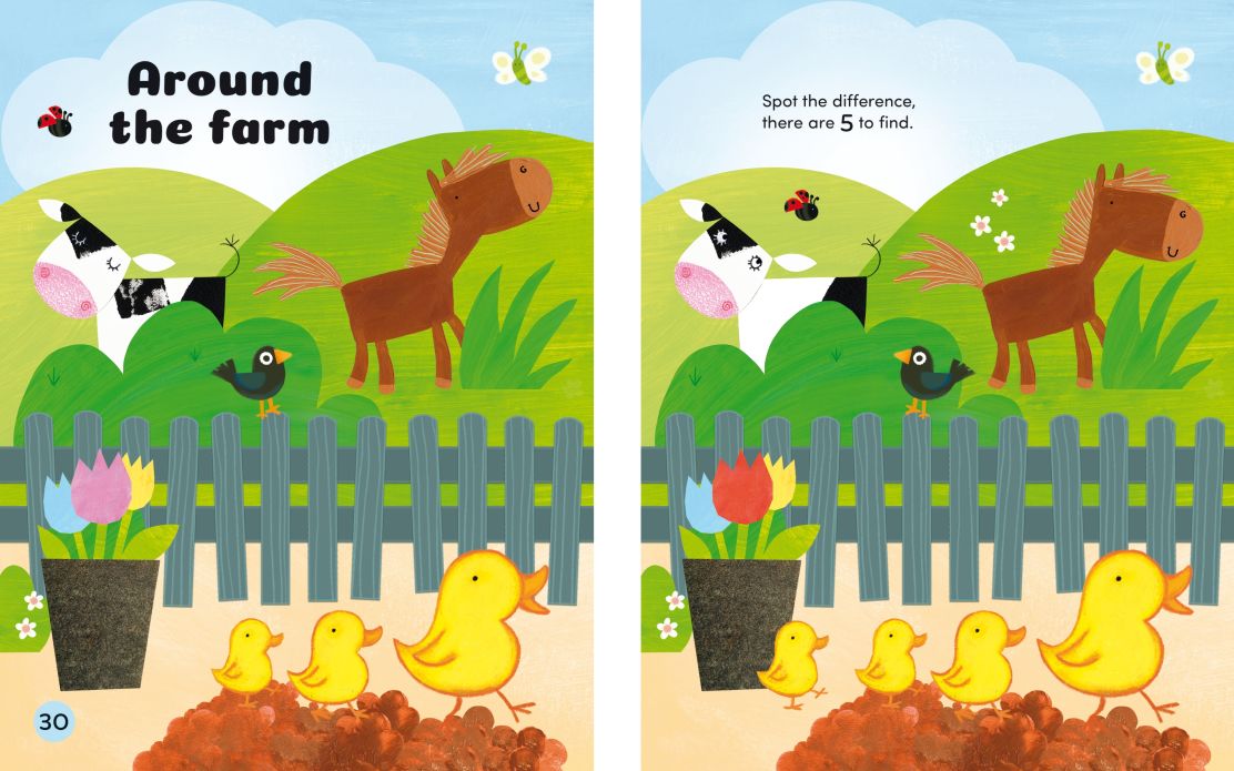 Farm Fun Activity Book